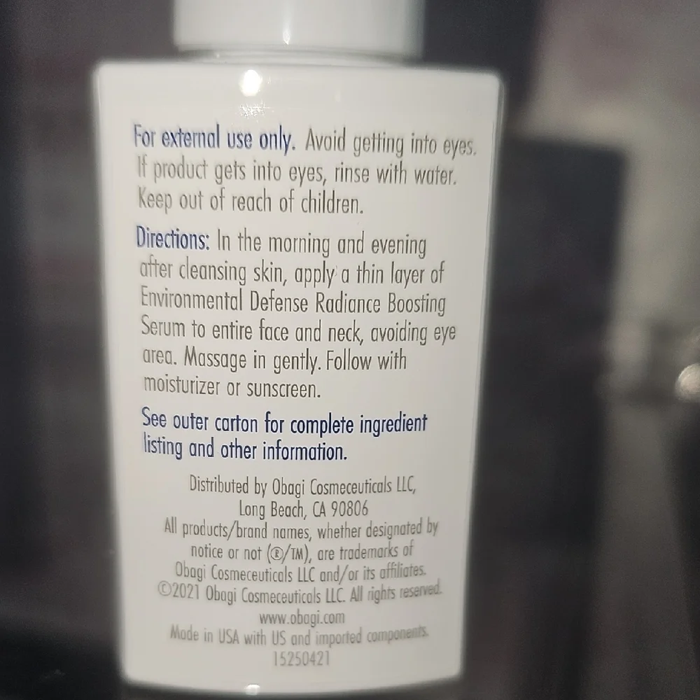 Obagi Environmental Defense Face Serum NIB